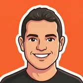 Illustrated portrait of Rodrigo Passos